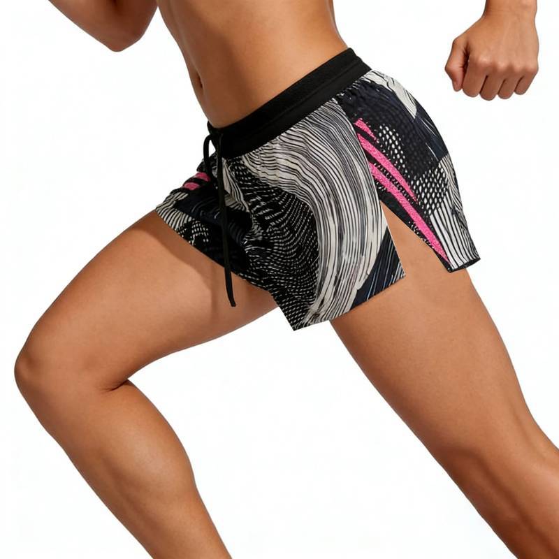 [Hot] PB Running Exercise Shorts with Glue Pressing Process with Drawstring Lining Quick-Drying Breathable Shorts 0rS8