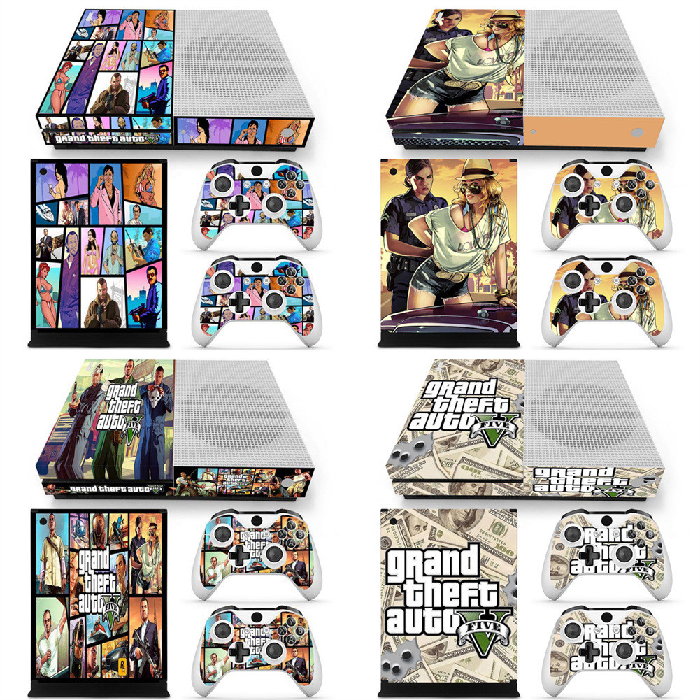 Spot Goods#Knight xbox one s Sticker for protecting the console Game console accessory stickers GTA5