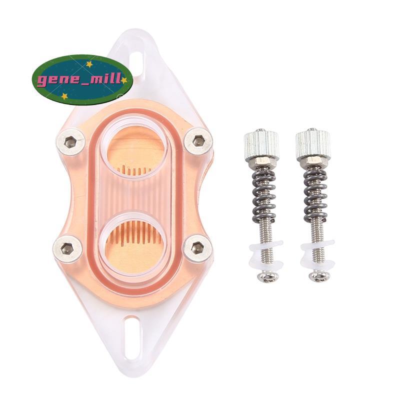 CPU Water Cooling Block Cooler อะคริลิคโปร่งใส South Bridge Northbridge Block สําหรับคอมพิวเตอร์ CPU