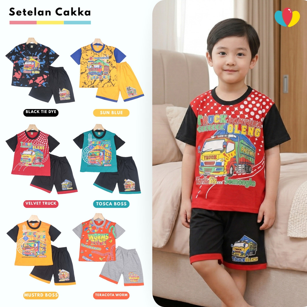 Kakka Suit Size 7-8 Years / Boys Set Daily Clothes Motif Boys Set Size 7-8 Years kiosbalitafawa