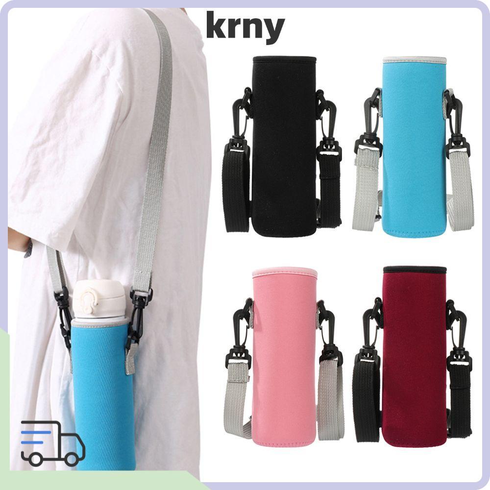 KRNYKTH กระเป๋าใส่ถ้วยสูญญากาศ Sport Camping อุปกรณ์เสริมที่มีประโยชน์พร้อมสายรัดขวดน้ํา