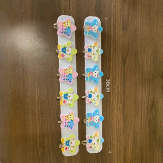 ตะขอติดผนังรูปดาว L-1406 ลายน่ารัก (ยกโหล12ชิ้น) พร้อมส่งทุกวัน