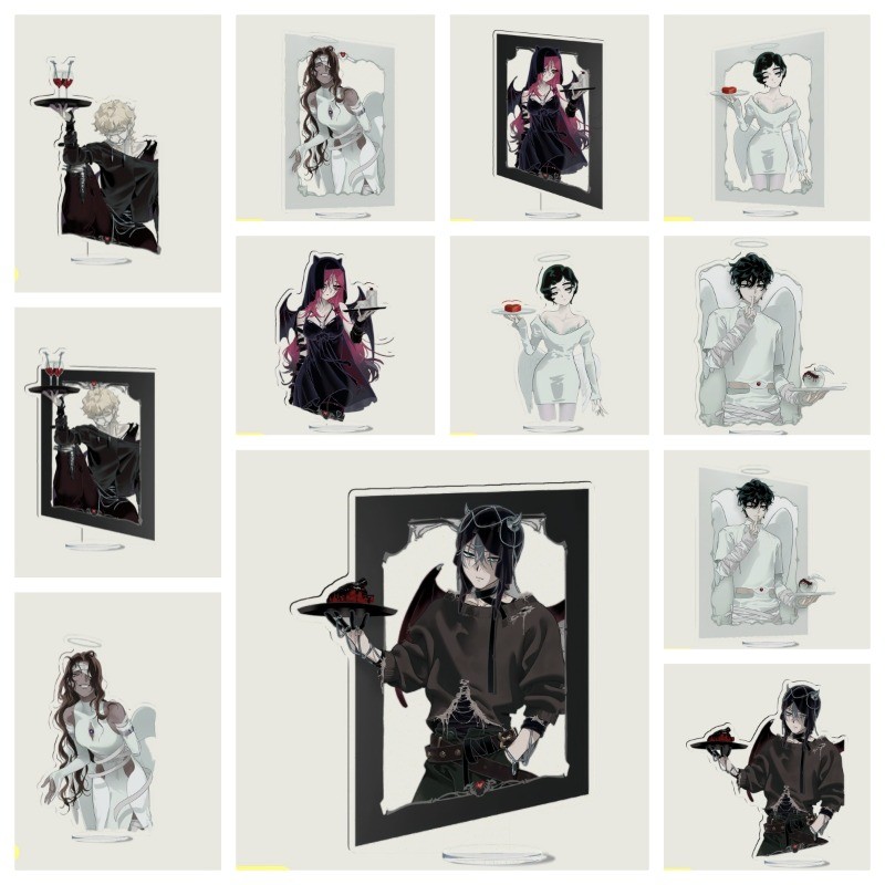 บทความตกแต่งเทวดาและปีศาจ ALIEN STAGE แผ่นตกแต่งโต๊ะ Mizi Suae Standee IVAN TILL คอลเลกชันเครื่องประดับ Accesorios ตุ๊กตาอะคริลิค