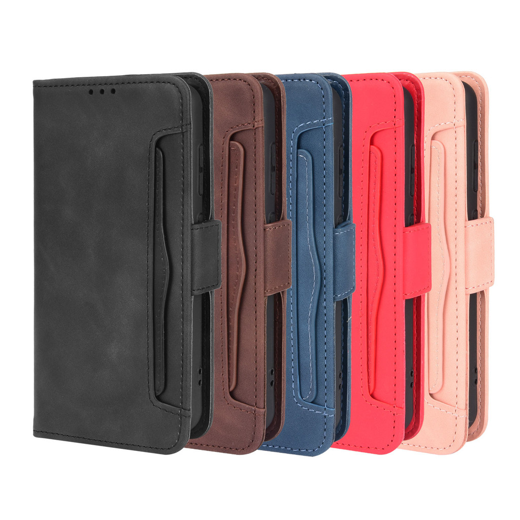 เหมาะสําหรับ Samsung A22 5G เวอร์ชั่นญี่ปุ่นซองหนังโทรศัพท์มือถือ Galaxy A22/SC-56B Multi-Card Slot 