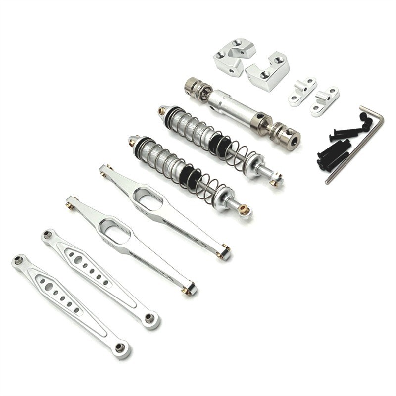 WLtoys 12428 12429 RC รีโมทคอนโทรลรถอะไหล่โลหะชุดอัพเกรดสําหรับ WLtoys 124006 12423 12427