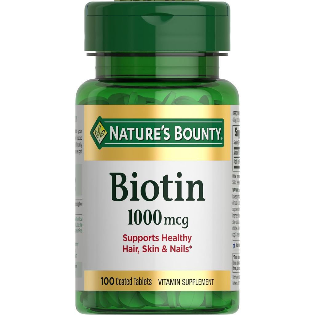 BountyBiotin, Support Metabolsm, ส่งเสริมการพลังงานและผมเพื่อสุขภาพและเล็บการเจริญเติบโต, 1,000 กรัม