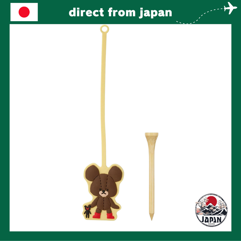 Marushin Gachapin & Mukku Golf Tee Keeper – Cute Character Tee Holder with Silicone Strap