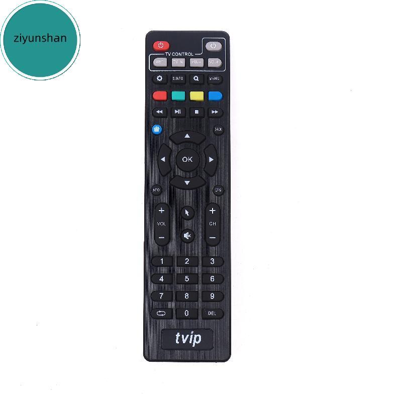 Ziyunshan 1 ชิ้นทีวีด้านบนกล่องไม่มี TVIP 605 รีโมทคอนโทรลสําหรับ Tvip กล่อง Tvip410 Tvip412 Tvip415