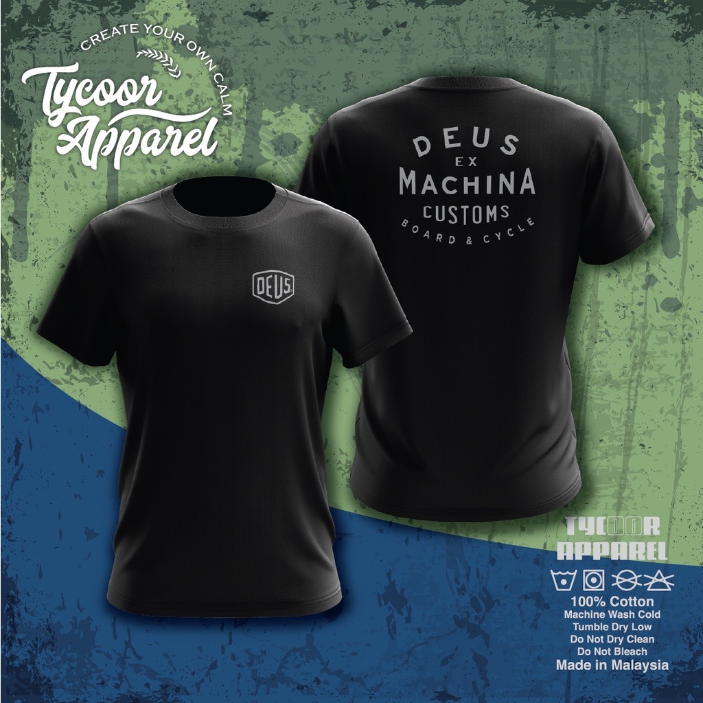 เสื้อยืด Deus Ex Machina (เสื้อยืดไมโครไฟเบอร์) เสื้อยืดกลางแจ้ง