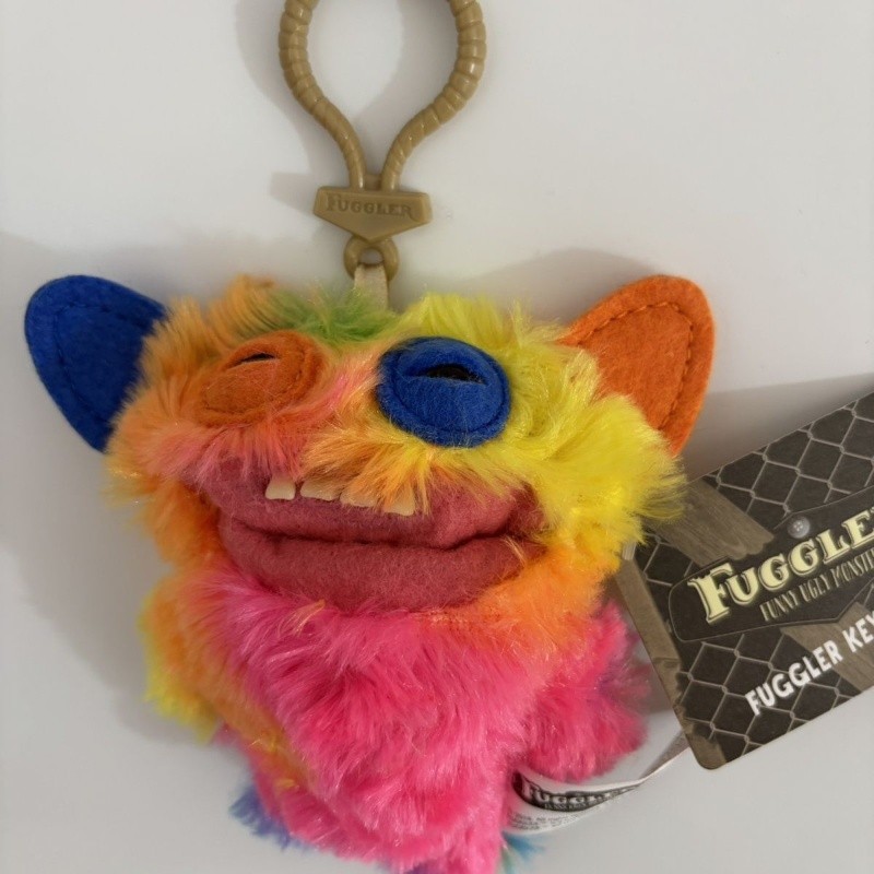 【พร้อมส่ง】fuggler funny ugly monster Out-of-Print Rare fugler Rainbow Monster จี้ Placing ฟันเด็กการ