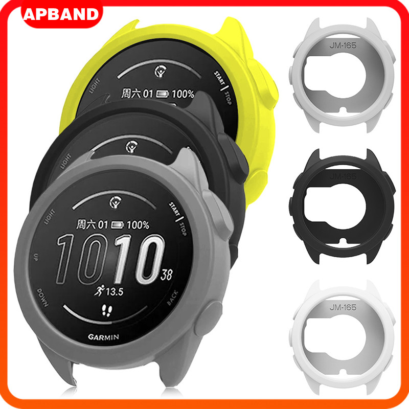 for Garmin Forerunner 165 /165 Music นาฬิกากรณีป้องกันหน้าจอ ซิลิโคนอ่อน สมาร์ทว็อช เชลล์กรณีป้องกัน