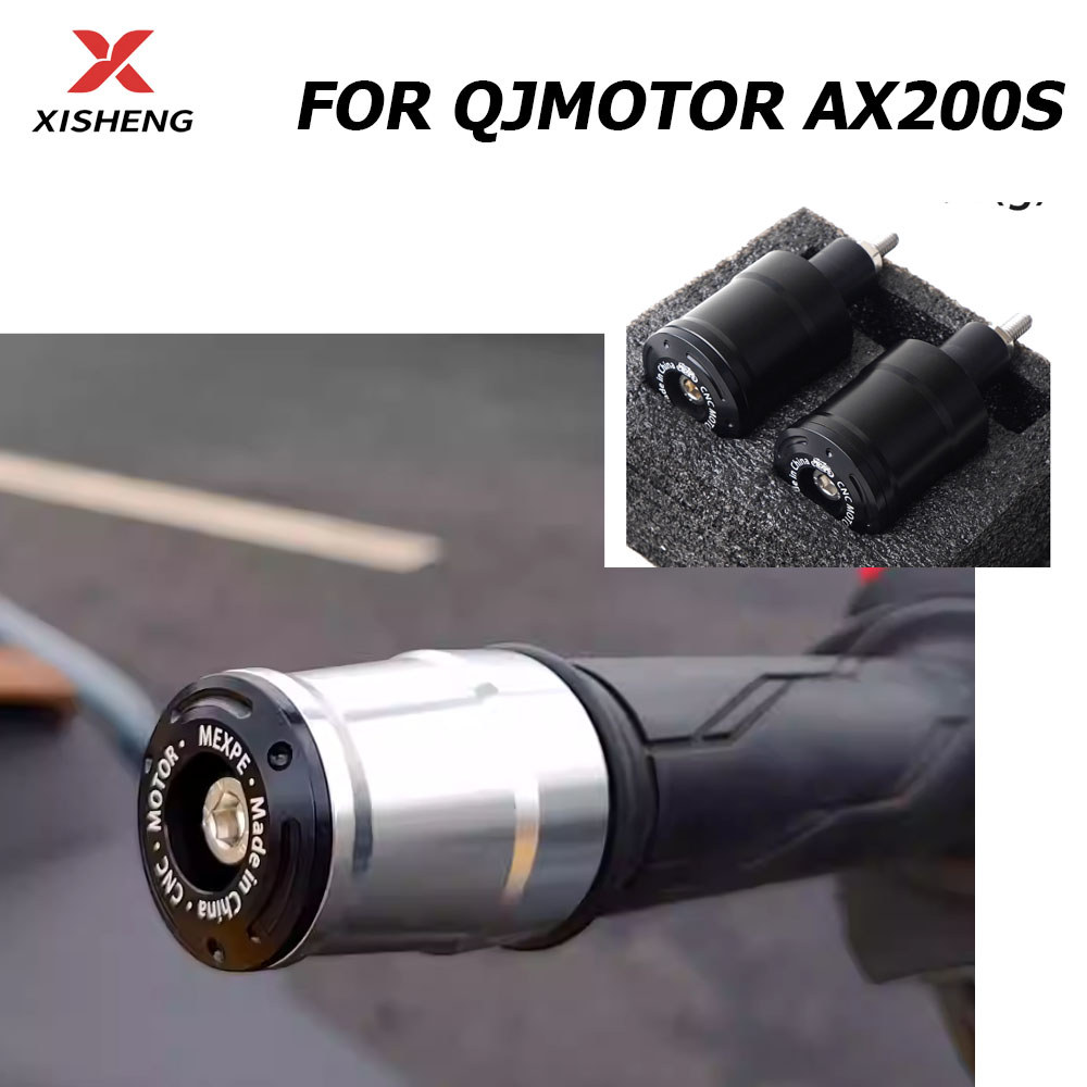 สําหรับ QJMOTOR QJ MOTOR AX200S AX 200S แฮนด์รถจักรยานยนต์ Counterweight Plug End Stabilizer
