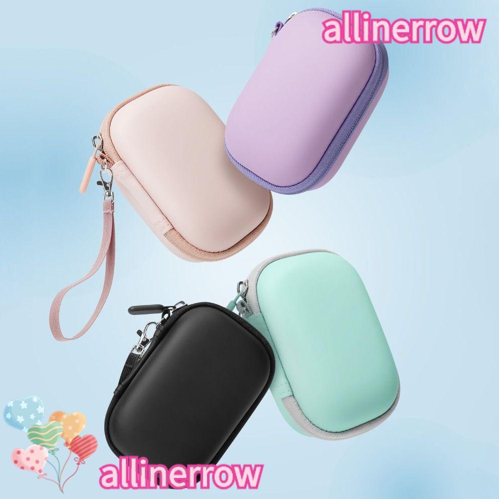 ALLINERROW ที่เก็บกล้อง, EVA Shell Plush Padding กระเป๋าเดินทาง,กันกระแทก Anti-fall กันน้ํา SD Card 