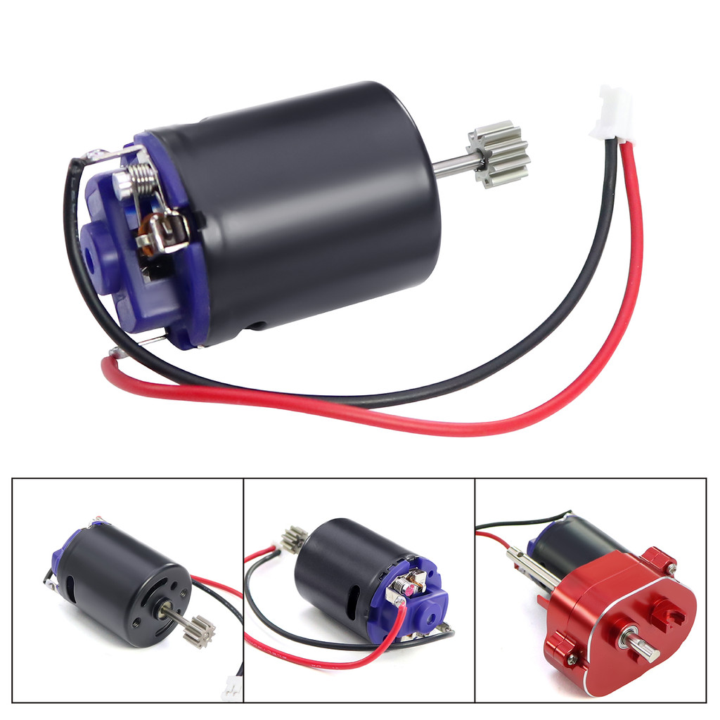 370 แปรง 21000 RPM มอเตอร์มอเตอร์เกียร์สําหรับ 1/12 RC RC รถ MN78 MN82 MN168 MN99S LC79 ความเร็วสูงอ