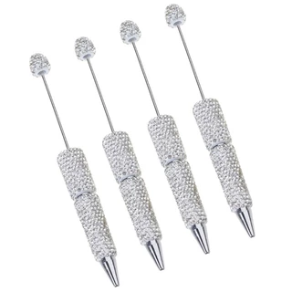 Yml3 4 ชิ้น 1 0 มิลลิเมตร Beadable ปากกาลูกลื่นปากกาลายเซ็นปากกาลูกปัดเขียนเรียบ