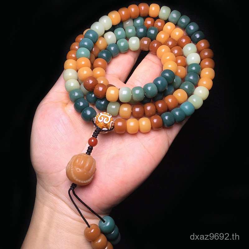 สร้อยคอ Bodhi Seed ประเภท Multi-Treasure สร้อยข้อมือ Bodhi Root 108 สอบถาม Sky ขายร้อน Z5DV