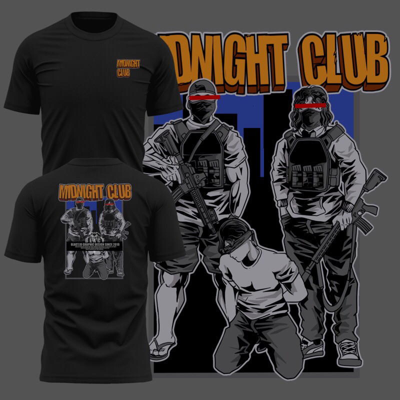 Tactical Midnight Club Jersey แขนยาวและแขนสั้น
