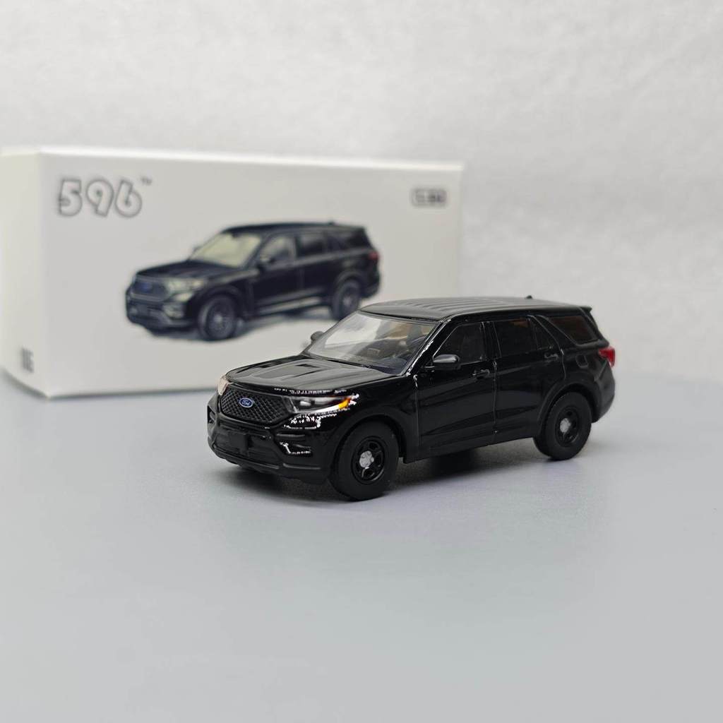 596 1: 64 Ford Explorer Black SUV 596-116 โมเดลรถอัลลอยของขวัญ