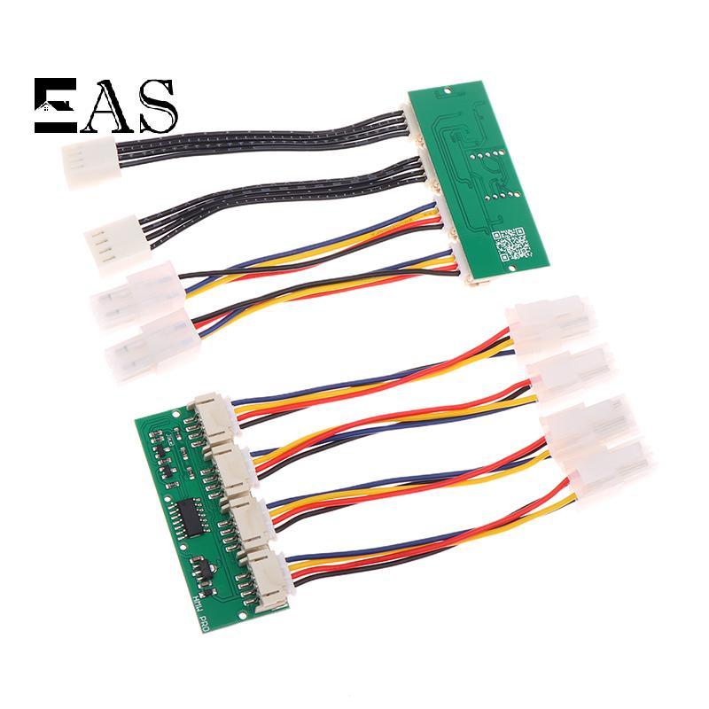 [EA] 12V 4-in-1 Square 4Pin พัดลมจําลองจําลองจําลองจําลองจําลองพิเศษสําหรับ Antminer S21 S19kpro T21
