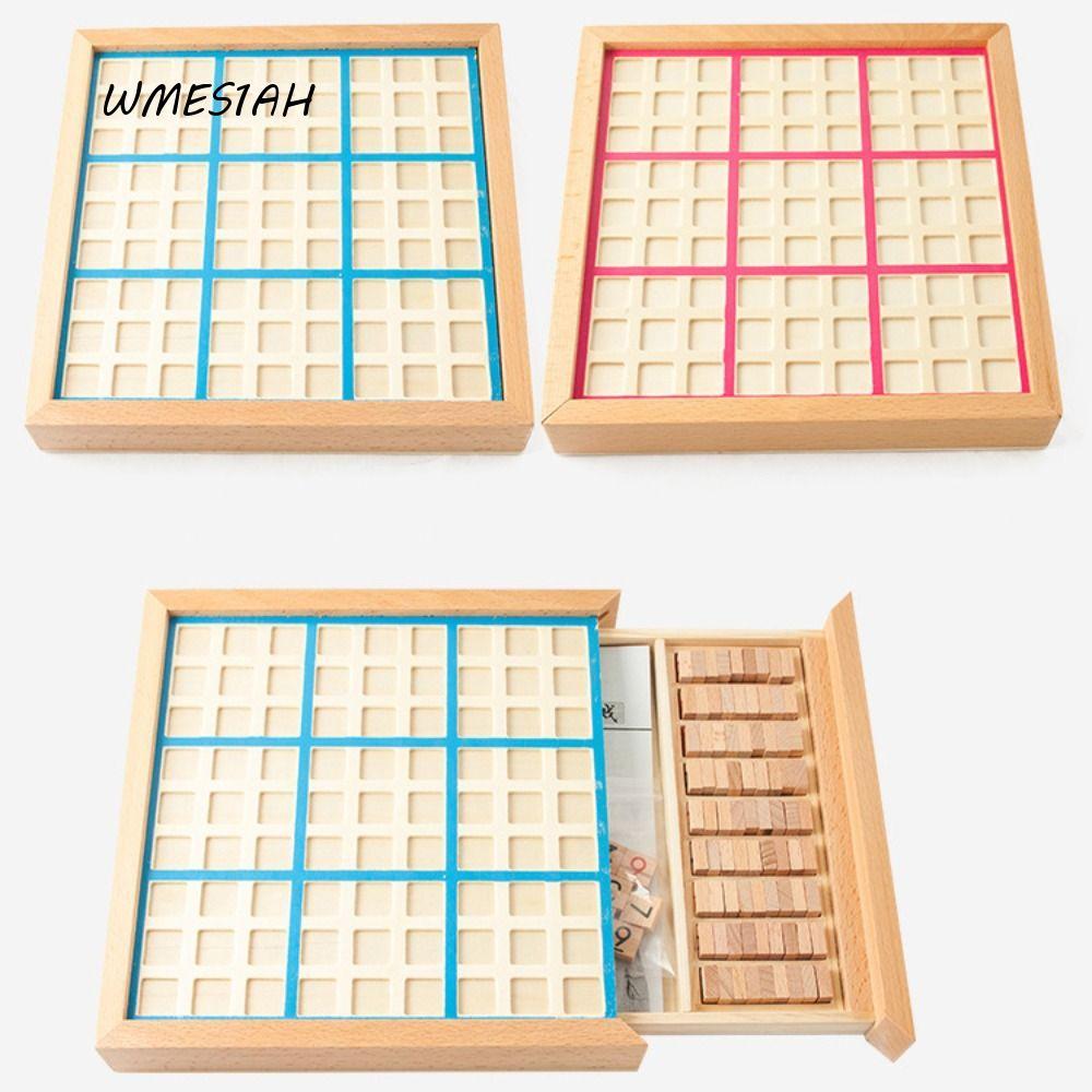 WMES1AH Sudoku Crosswords ของเล่น, Sudoku การศึกษาหมากรุก Sudoku, ของเล่นปริศนาคณิตศาสตร์ Montessori