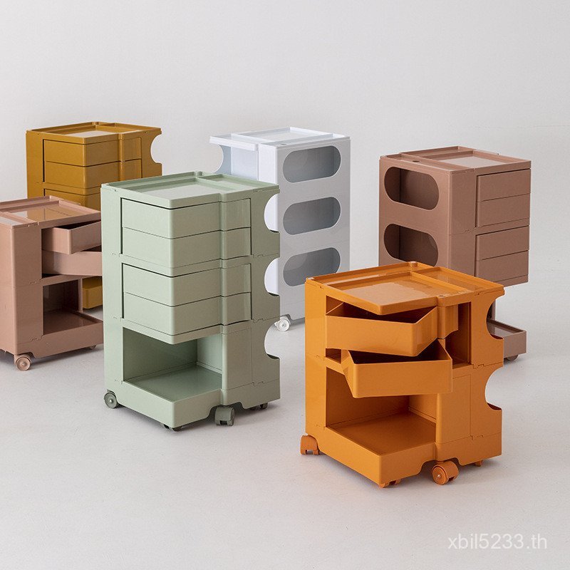 Locker Locker Locking ตู้ข้างเตียงตู้หมุนรถเข็นขนมขบเคี้ยวตู้เก็บของนอร์ดิกมัลติฟังก์ชั่นแบบถอดได้ W