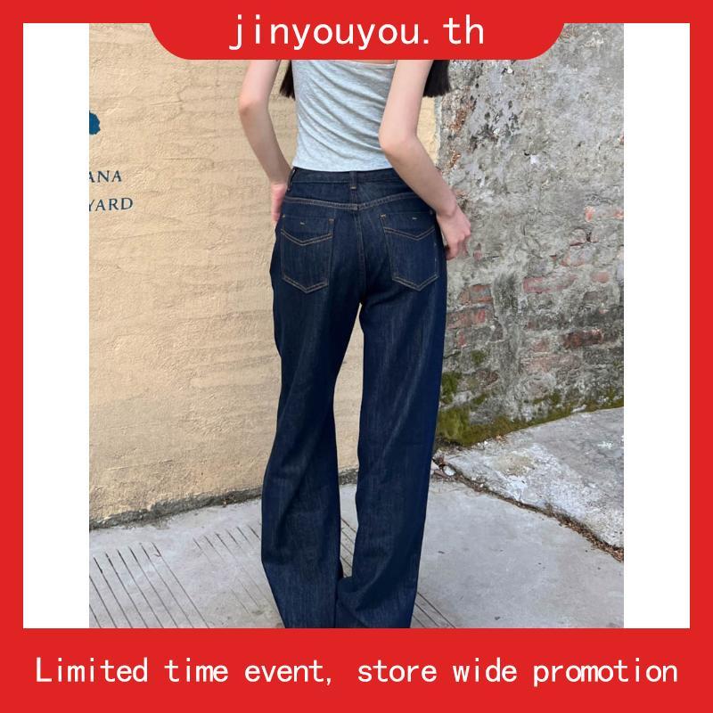 PTJ30306 Gabriela Super Barrel กางเกงยีนส์ขากระบอกใหญ่ปัก PROMTHONG