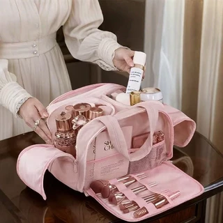 SMILO ของใช้ cosmetic bag อเนกประสงค์ กระเป๋าห้องน้ำ สำหรับผู้หญิง กันน้ำ พกพาสะดวก สำหรับผู้หญิง