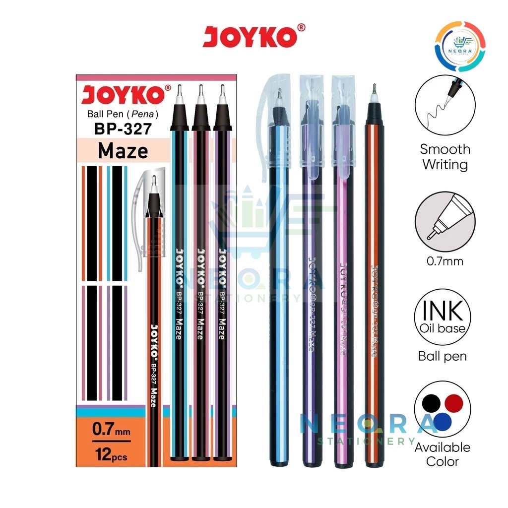 Joyko Ball Pen BP-327 Maze 0.7 mm | [โหลละ]