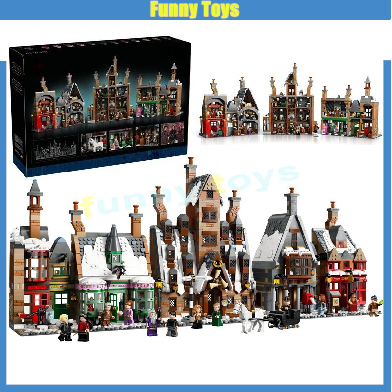76457,Hogmeade,Building Blocks Hogmeade Village Collectors Edition ของเล่นของขวัญสําหรับเด็กชายและเด