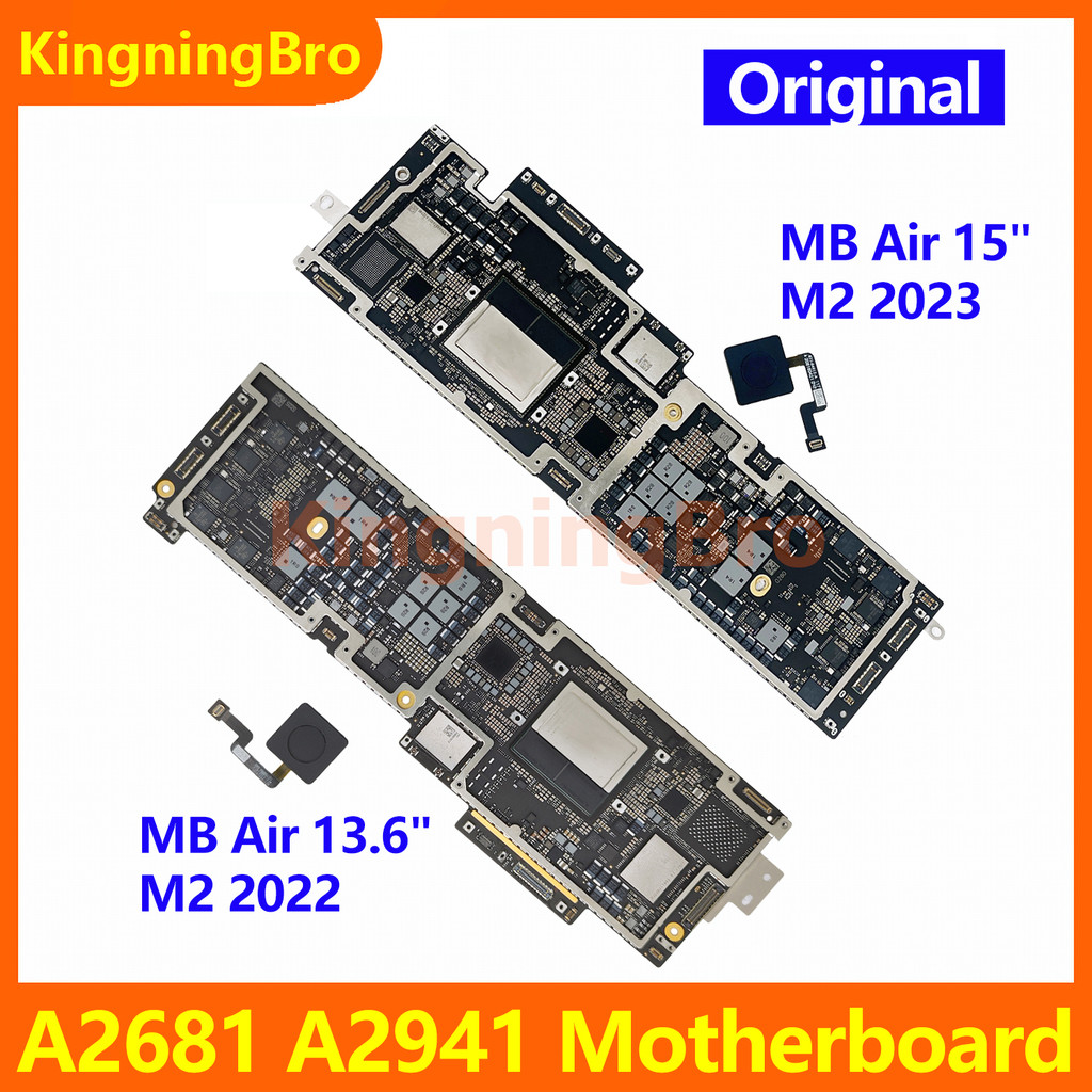 Original A2681 A2941 เมนบอร์ดสําหรับ Macbook Air 13.6 "15" M2 A2941 A2681 Logic Board Touch ID 2022 