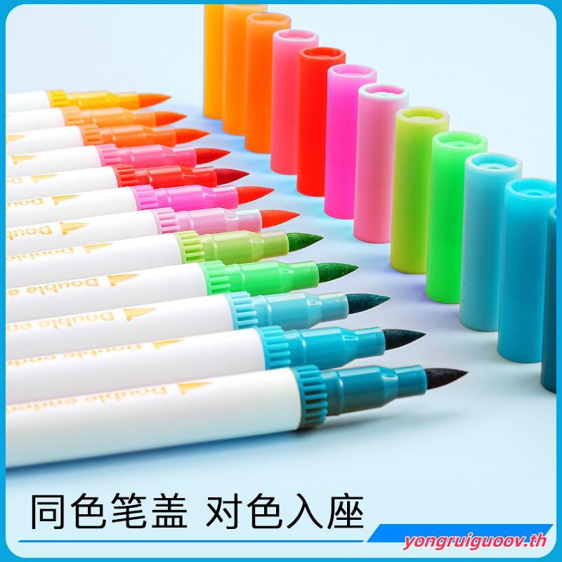 MW 36/48/60/72/96/120 สี ปากกาอะคริลิค 2 หัว Dual-tip Acrylic Marker ชุดปากกามาร์กเกอร์อะคริลิค