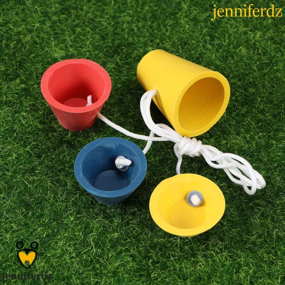 JENNIFERDZ กอล์ฟยาง Tees ฤดูหนาว TEE ชุด, 4 in 1 ไม่ Fly Golf Tee พร้อมเชือก, Golf Tee Easie Up Keep