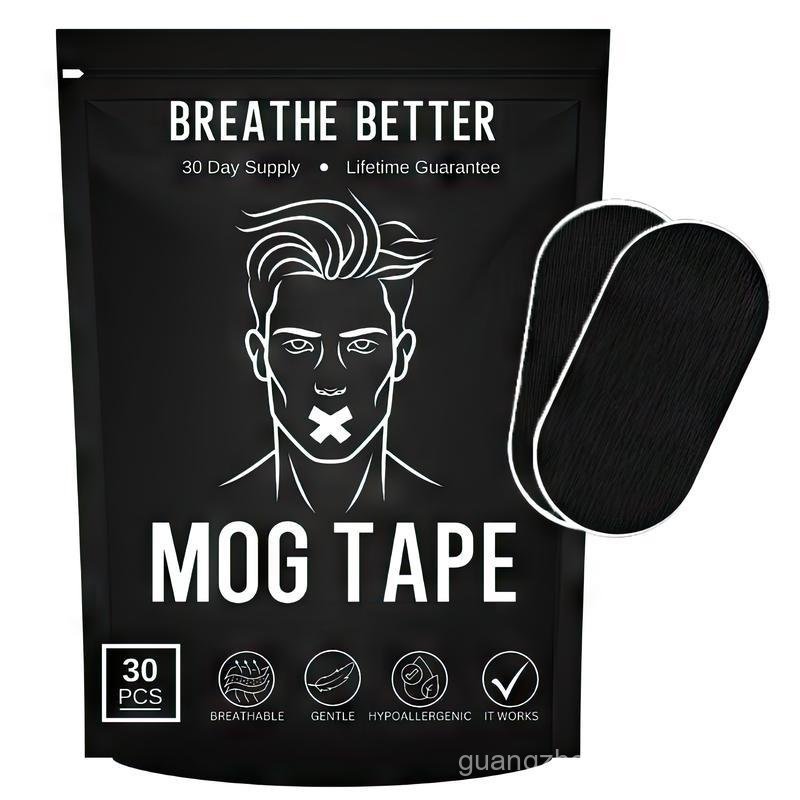 Mog Mouth Tape - one month supply mouth tape, sport accessories, 30 Strips, Mog Strips Mog Tape for 