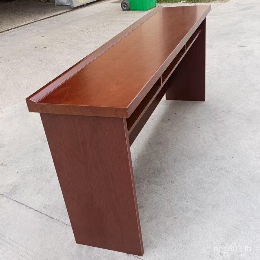 Long Strip Trio Table Table Chair Conference Walnut Color Table Training Table Conference Table Doub