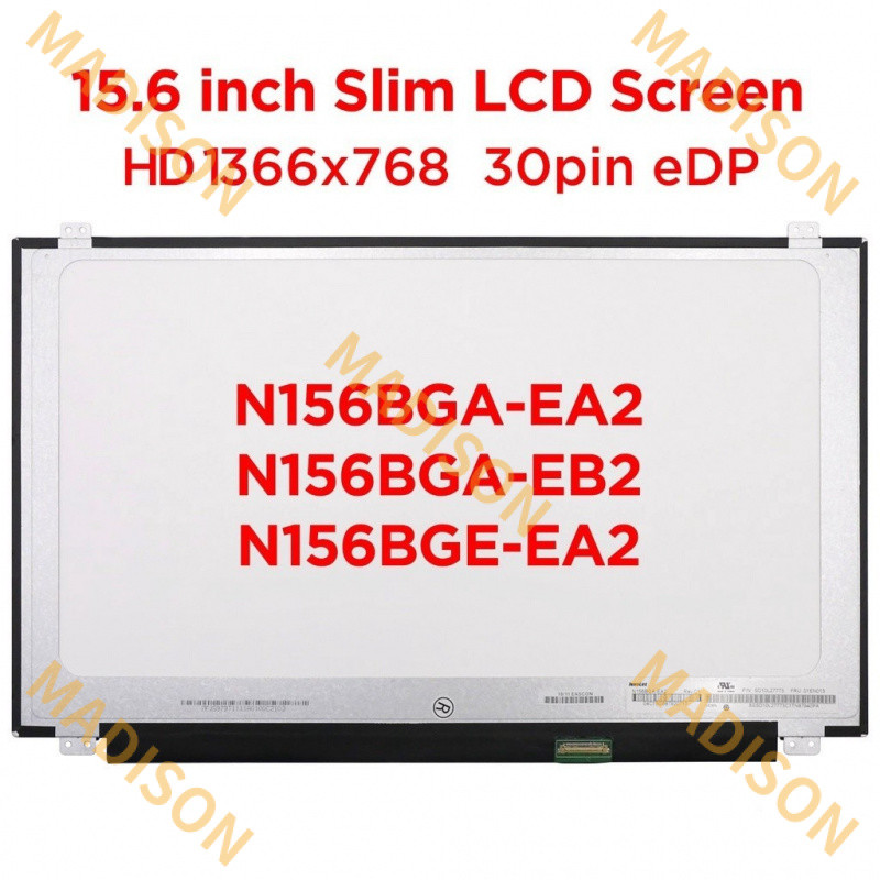 15.6 "แล็ปท็อปบางหน้าจอ LCD N156BGA-EA2 fit N156BGA-EB2 N156BGE-EA2 b156xtn07.1 N156BGE-E31 E41 E32 