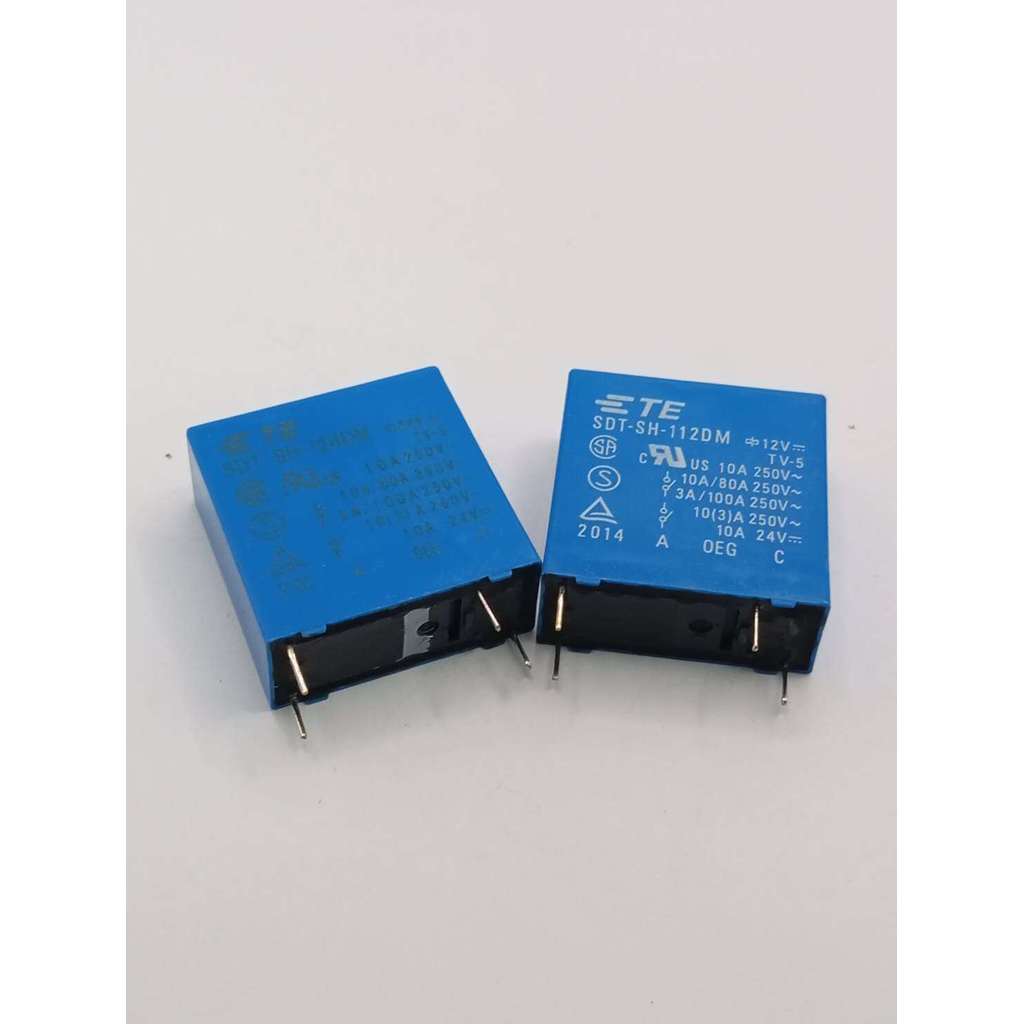 คุ้ม SDT-SH-112DM  SDT-SH-124DM  รีเลย์กำลังไฟฟ้าสำหรับติดตั้งบนแผงวงจร TE Connectivity – โปรปัง