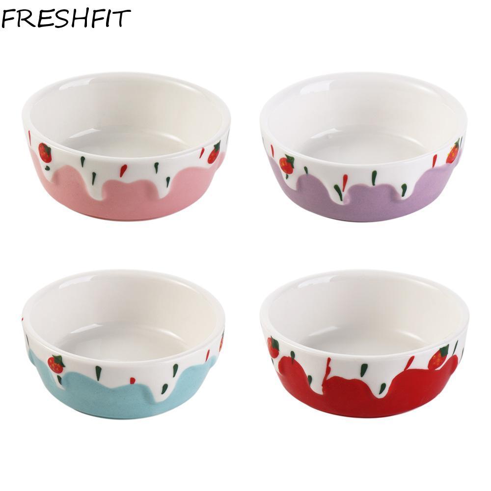 FRESHFIT ชามหนูแฮมสเตอร์เม่นสัตว์เล็กเซรามิค Chewing Gerbil Chinchilla Water Drinker