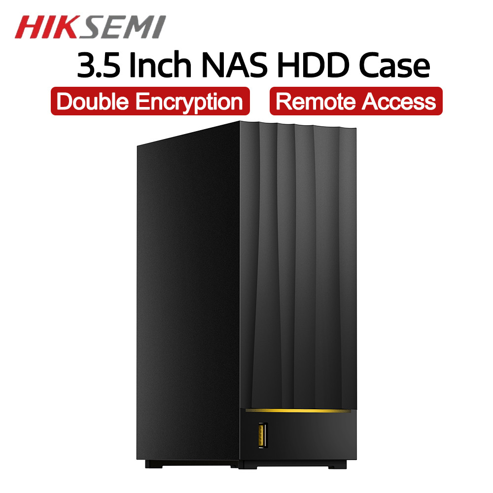 HIKSEMI NAS Network Storage เหมาะสําหรับ 2 Bay 3.5 นิ้ว SATA HDD Case Home NAS Dual Disk สําหรับการจ