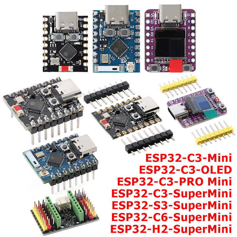 ESP32-C3 ESP32C3 ESP32C6 C6 S3 H2 PRO Mini SuperMini Wi-Fi Ble โปรแกรมการเรียนรู้ Core Development B