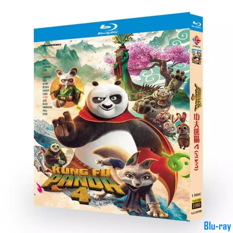 [BRAND NEW SEALED] American Film Kung Fu Panda 4 (2024) Blu-ray 1-Disc Boxed