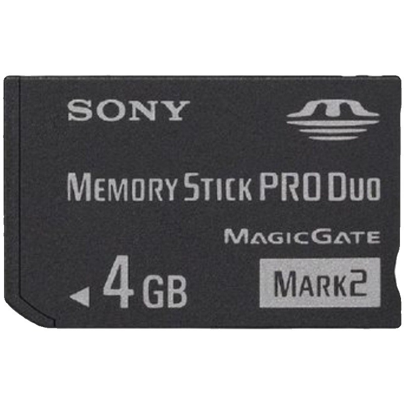 การ์ดหน่วยความจำ Sony Memory Stick (MS) แบบสั้น สำหรับกล้อง CCD/DSC ดิจิตอลรุ่นเก่า | ของนำเข้า