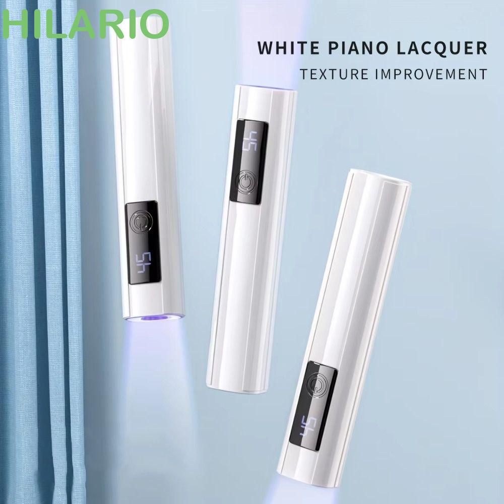 โคมไฟเล็บ LED HILARIO, Single Finger 45s Timer Mini Nail Dryer Light, Professional Portable Hand-hel