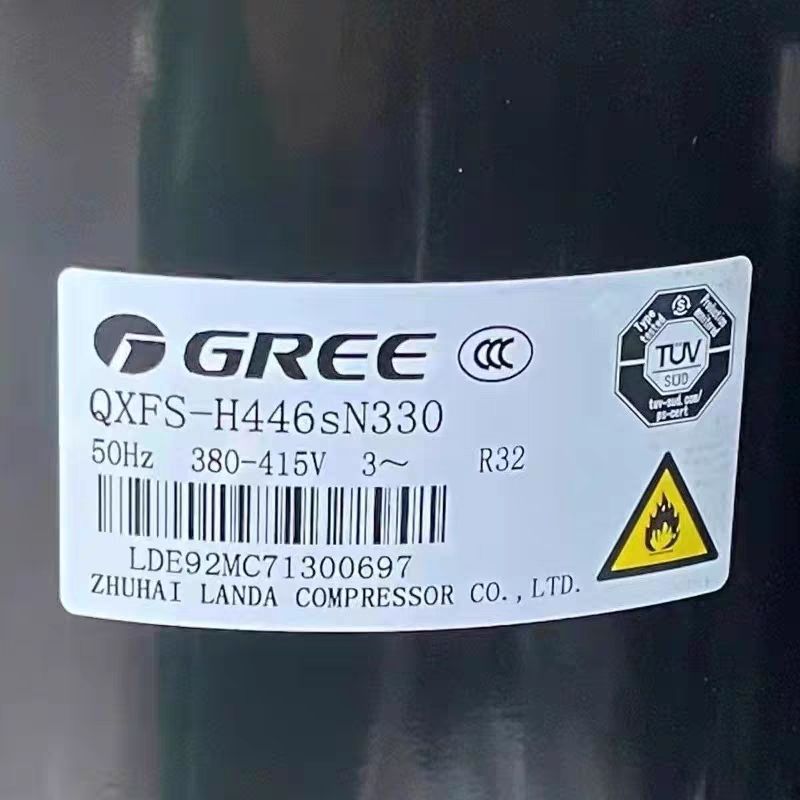 QXFS-H446sN330ขอบคุณ F265N450 QXS-F42N050ใหม่เอี่ยม5ม้า3P คอมเพรสเซอร์ R32