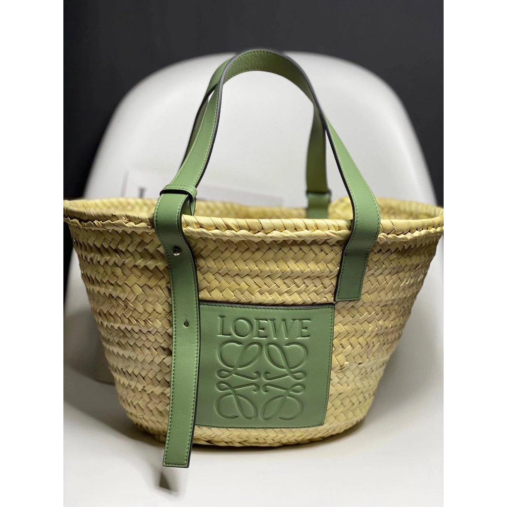 Loewe [Daigou Grade] loeweLoe Straw Vegeta Basket Bag loewe Bag loewe Bag