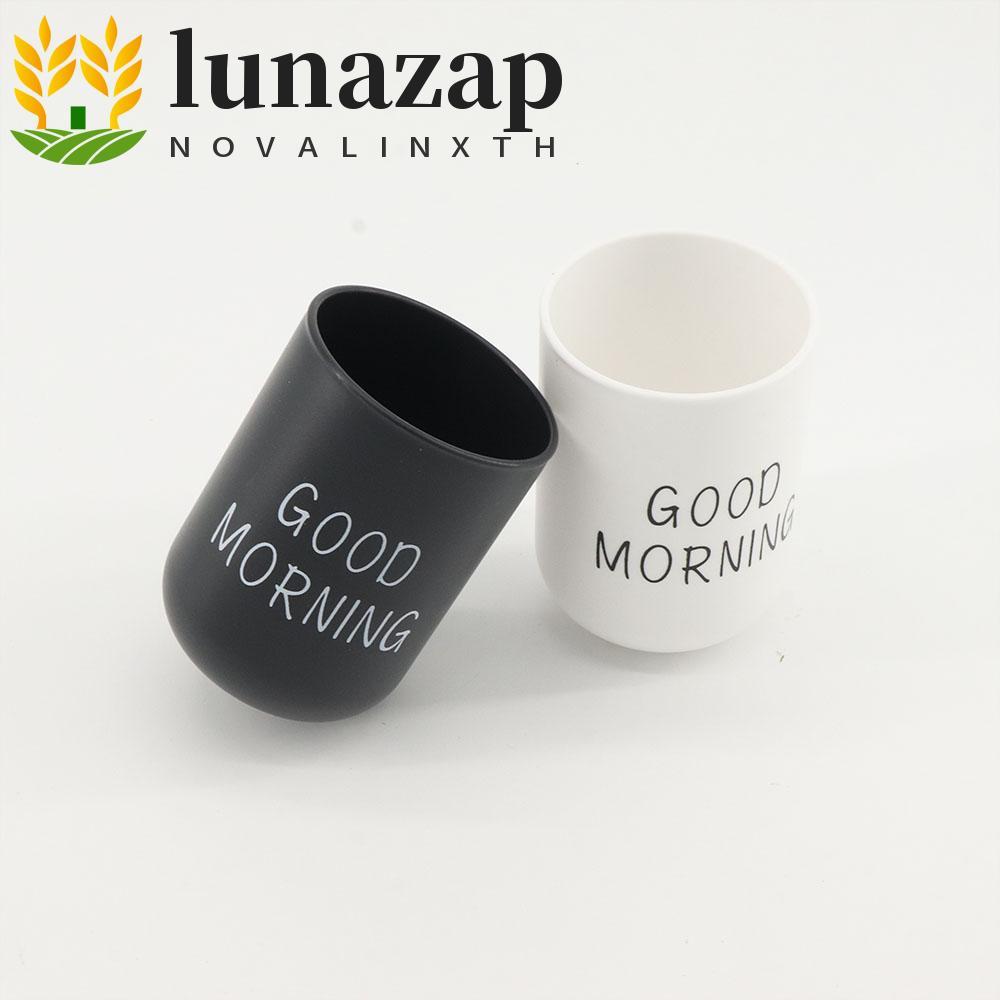 LUNAZAP ถ้วยซักผ้าผู้ถือแปรงสีฟันถ้วยชาสําหรับน้ําผลไม้นมดื่มแบบพกพา Healthy Organizer ถ้วยเก็บถ้วย 