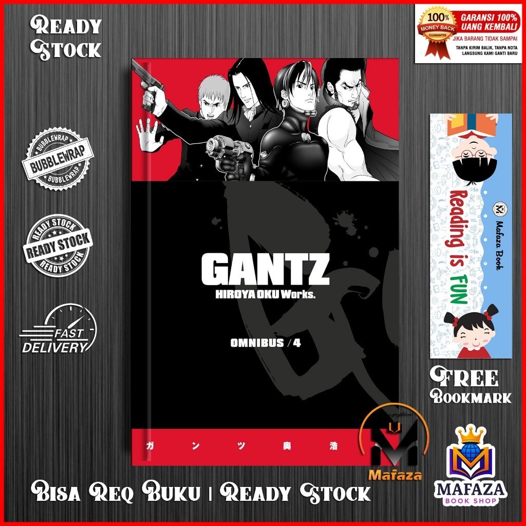 Gantz Omnibus Edition Manga Comic Vol 4 โดย Hiroya Oku