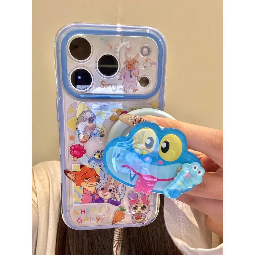 น่ารักน่ารัก Beyer Judy Nick Garry Snake เหมาะสําหรับ iphone17promax16 เคสโทรศัพท์