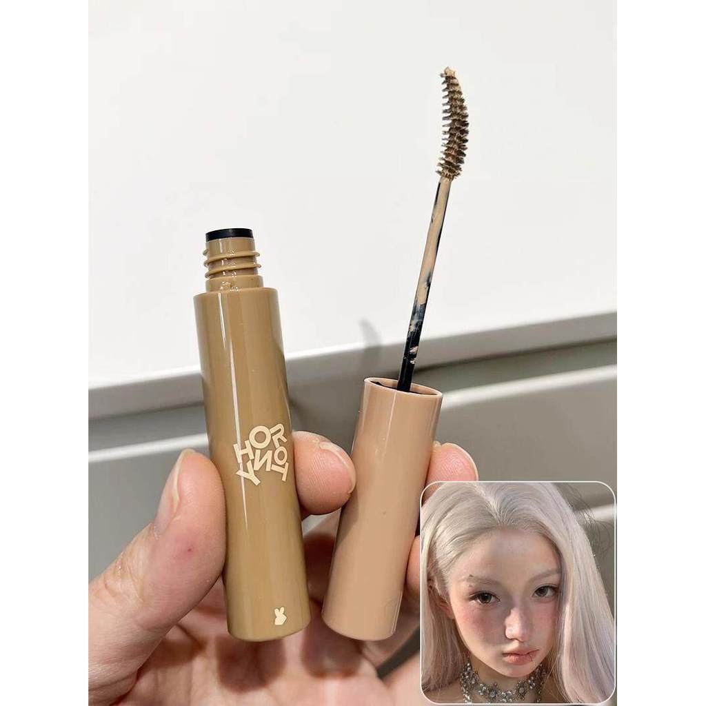 ปัดคิ้ว ที่ปัดคิ้ว คิ้วตื้นจับคู่ด้านบน!Black Rabbit Eyebrow คอนซีลเลอร์ Light Skin Color Dye Eyebro