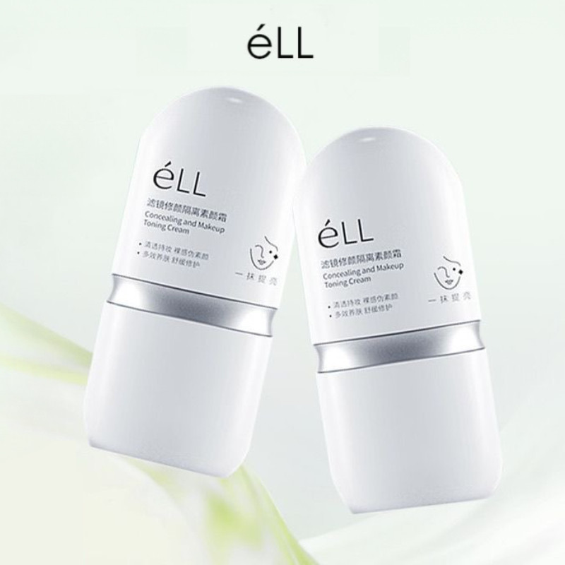 ELL ครีมกันแดด Facial Isolation Moisturizing Brightening ปกปิดเหงื่อยาวนานปรับสีผิวให้กระจ่างใส