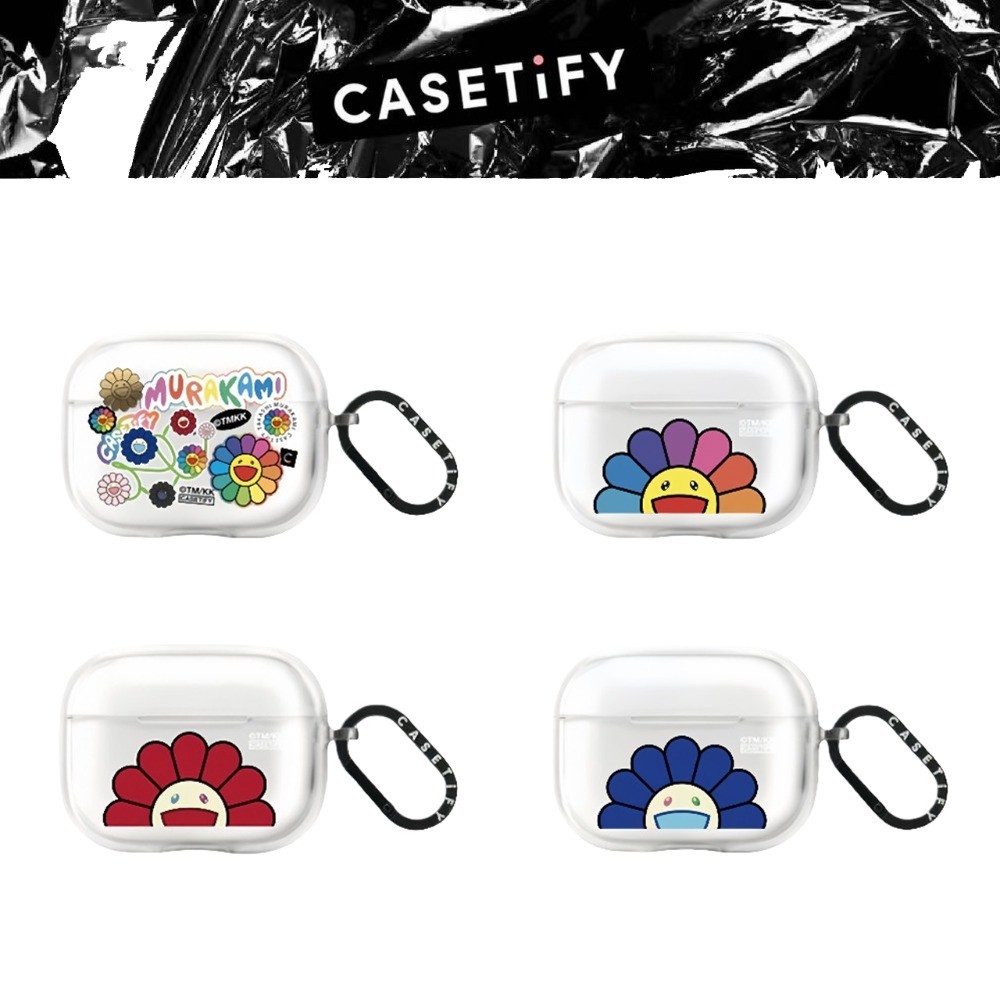 เคส AirPods ดอกทานตะวันโปร่งใสสําหรับ AirPods Pro3/Pro2/Pro AirPods 4/3/2/1 รุ่นปกป้องปลอก